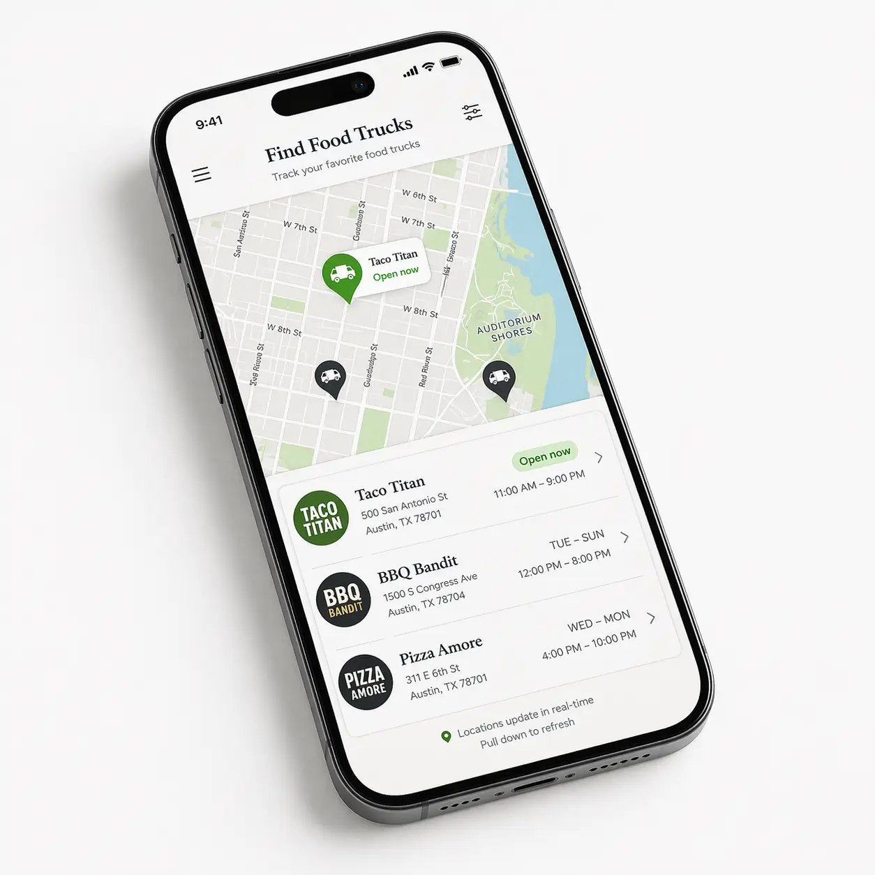 Digital Menu for Food Trucks