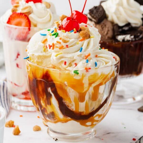 Gelato Sundae