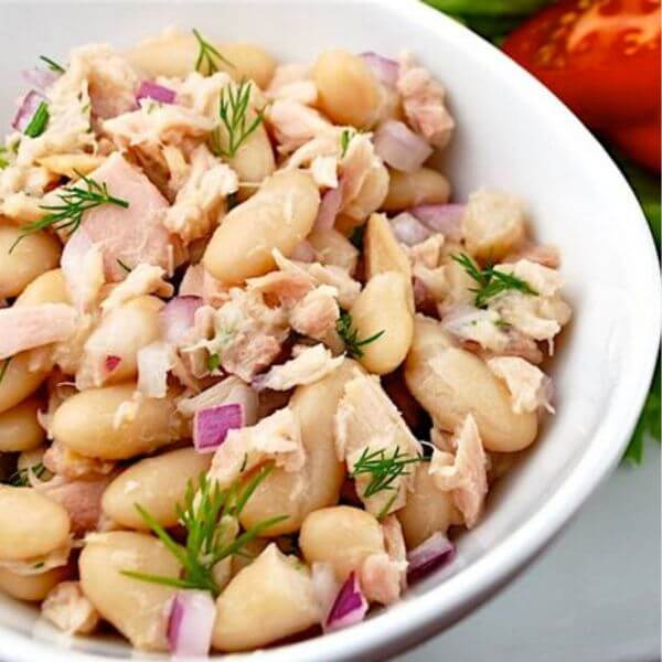 Insalata di tonno e fagioli