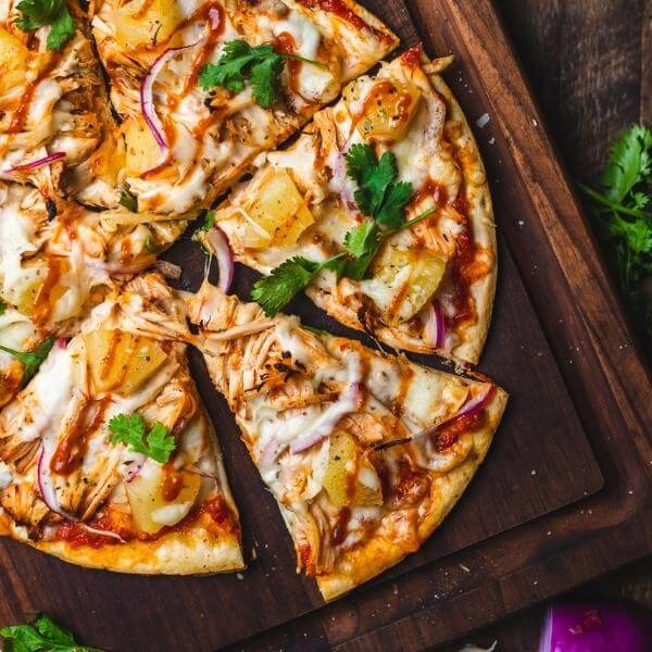 Hawaiian Chicken Pizza Smoked